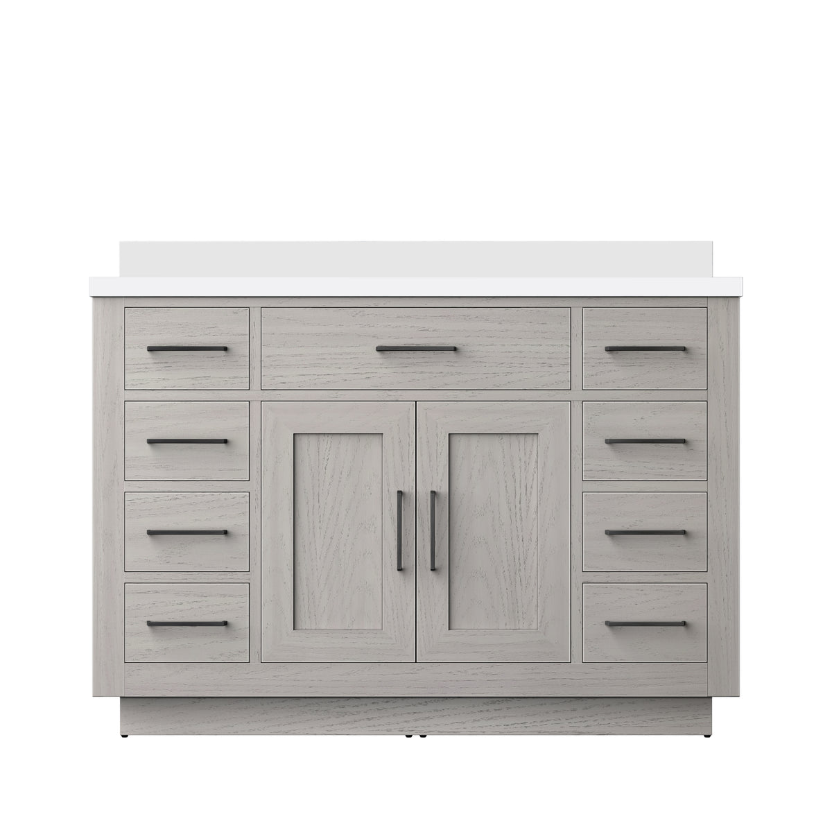 Lexora Abbey 48 in. White Oak Single Sink Bath Vanity