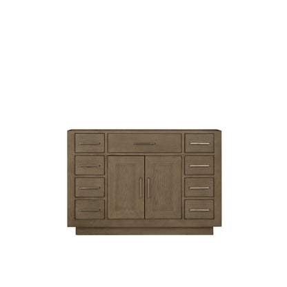 Lexora Abbey 48 in. Grey Oak Single Sink Bath Vanity
