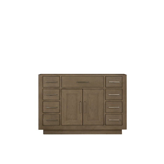 Lexora Abbey 48 in. Grey Oak Single Sink Bath Vanity