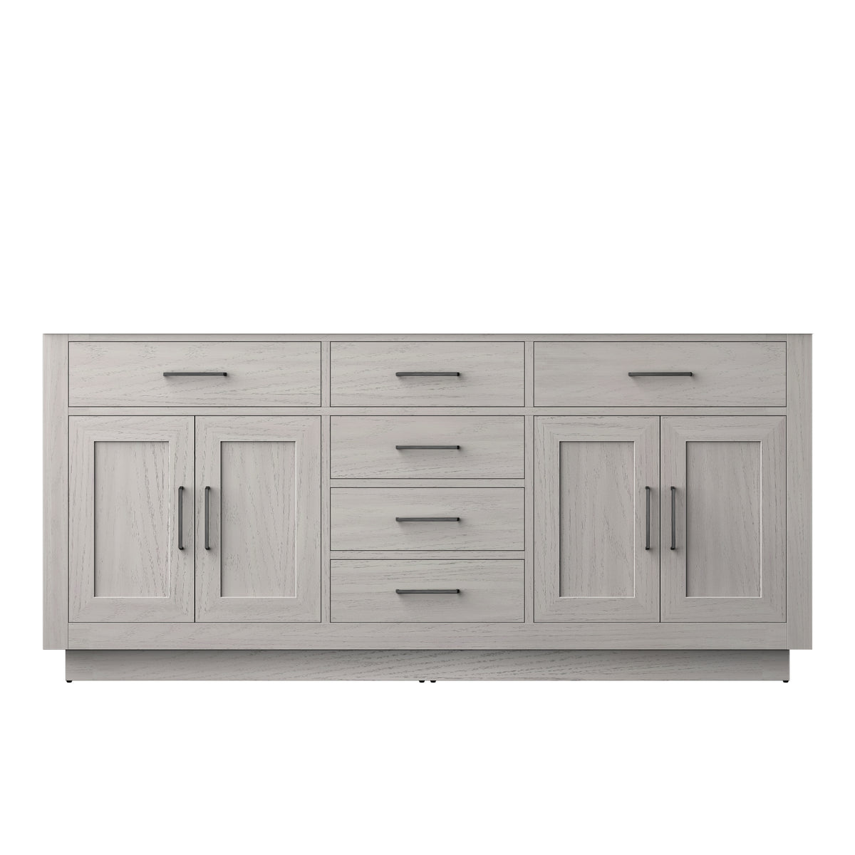 Lexora Abbey 72 in. White Oak Double Sink Bath Vanity