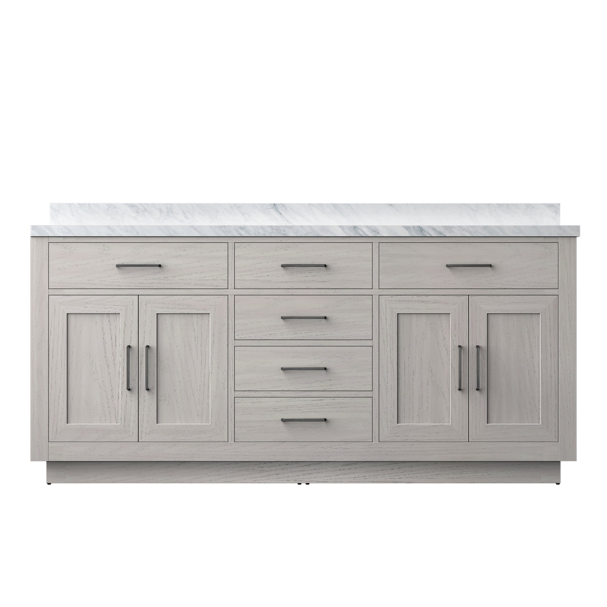 Lexora Abbey 72 in. White Oak Double Sink Bath Vanity
