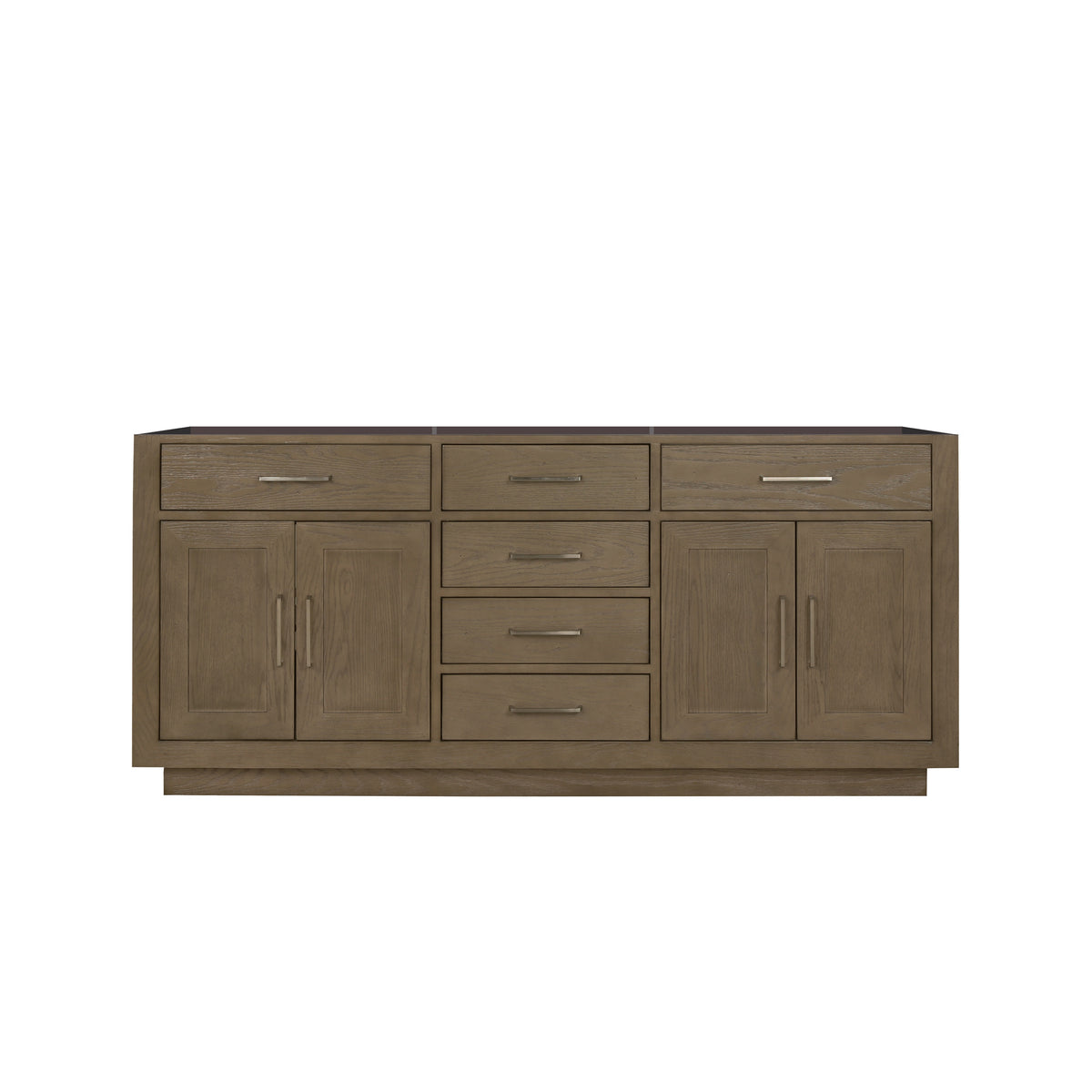 Lexora Abbey 72 in. Grey Oak Double Sink Bath Vanity