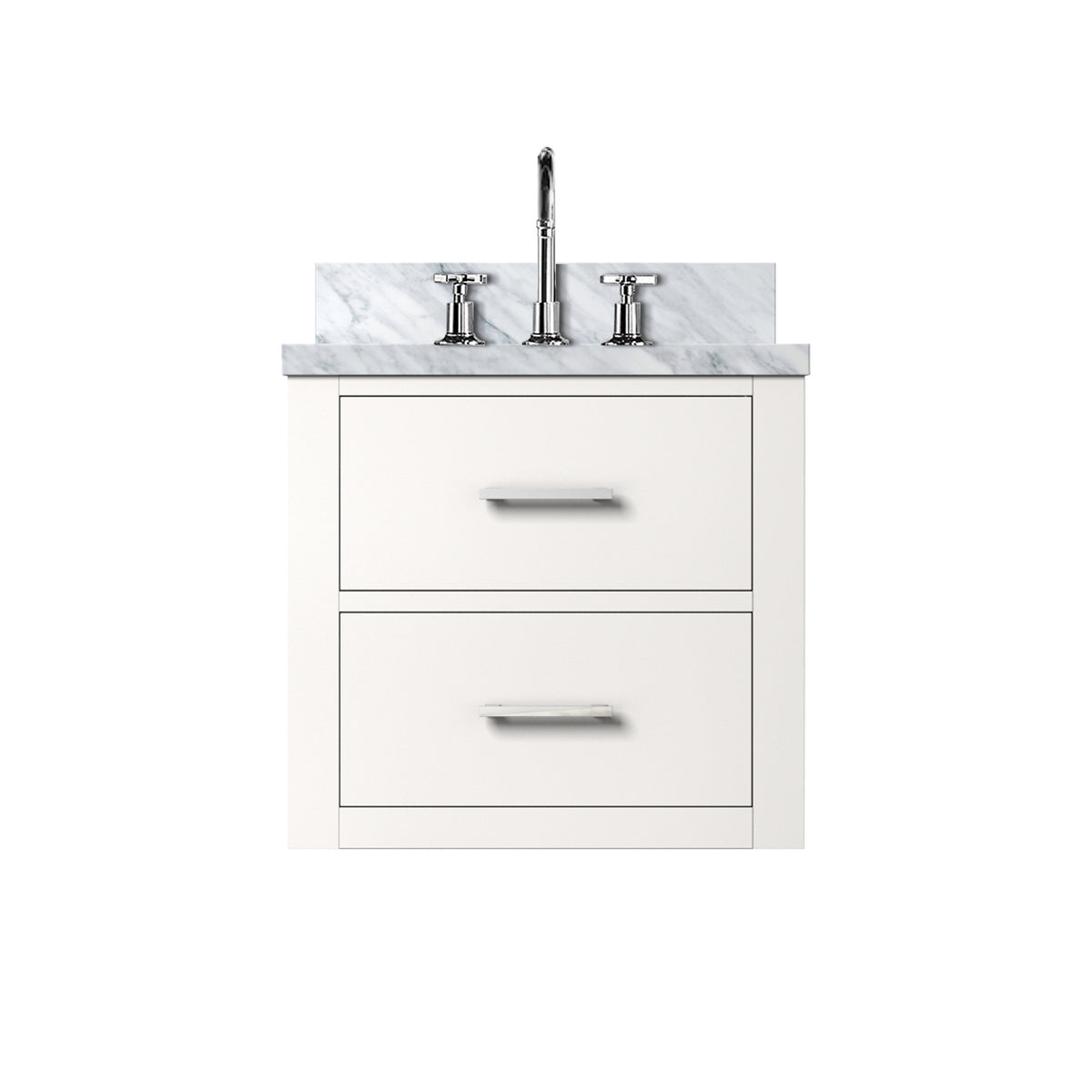 Lexora Castor 20 in. White Single Sink Bath Vanity