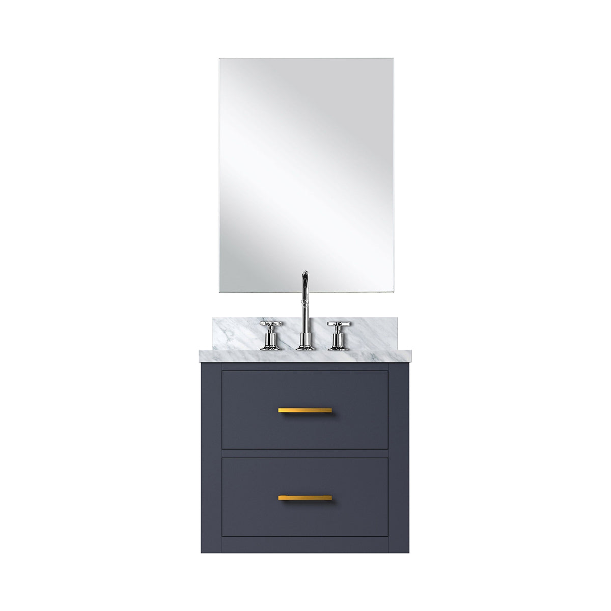 Lexora Castor 20 in. Blue Single Sink Bath Vanity