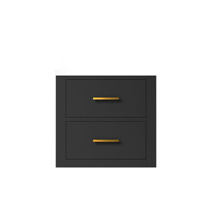 Lexora Castor 20 in. Black Single Sink Bath Vanity