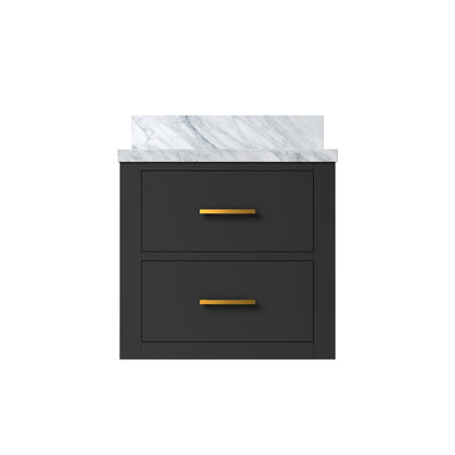 Lexora Castor 20 in. Black Single Sink Bath Vanity