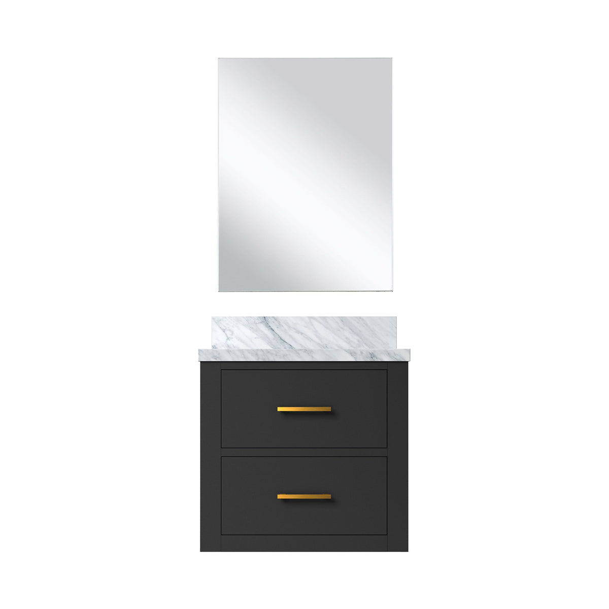 Lexora Castor 20 in. Black Single Sink Bath Vanity