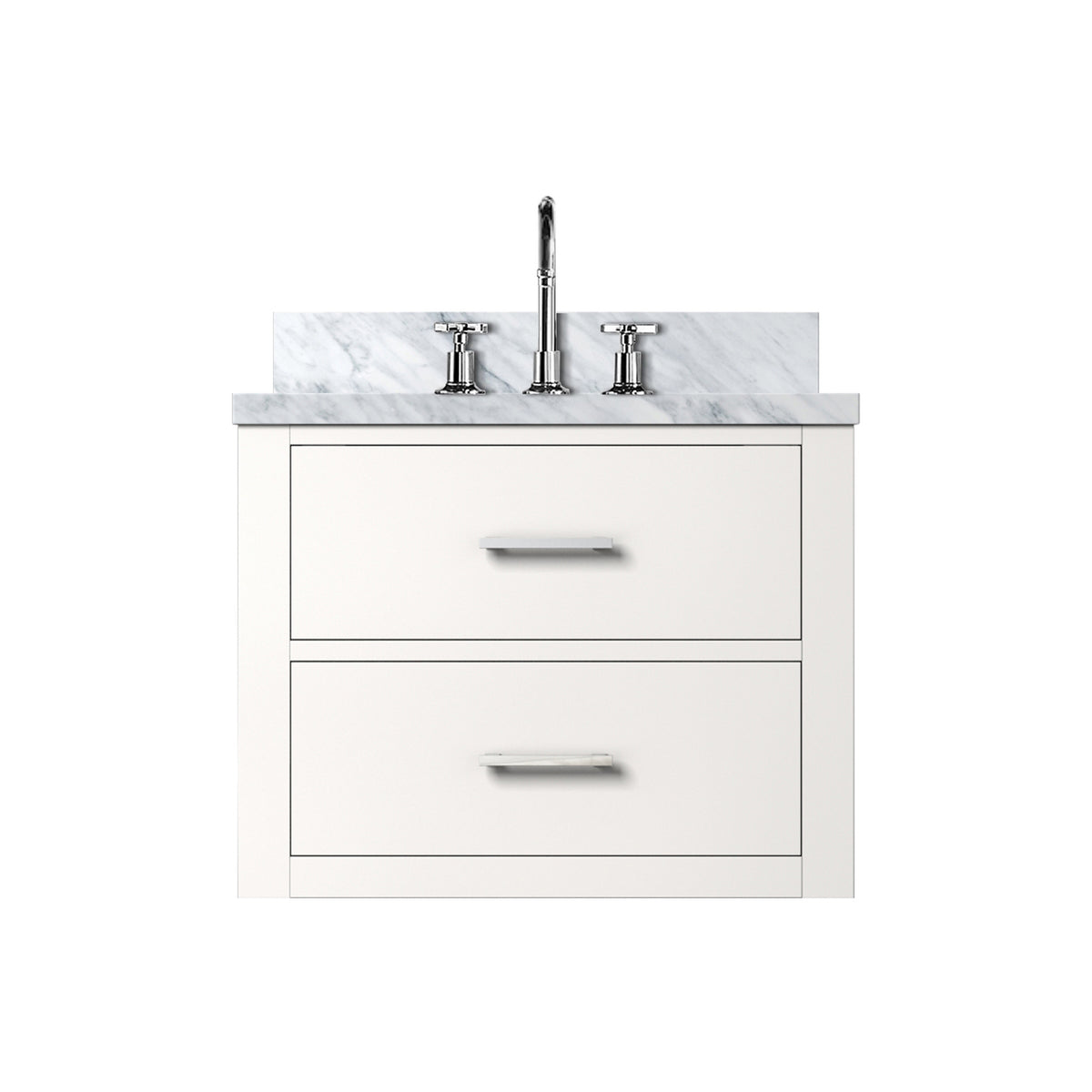 Lexora Castor 24 in. White Single Sink Bath Vanity