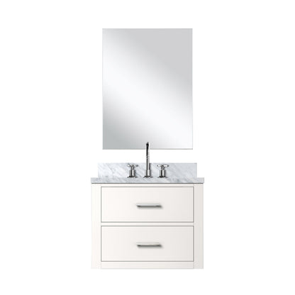 Lexora Castor 24 in. White Single Sink Bath Vanity