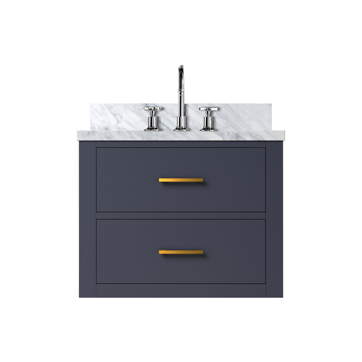 Lexora Castor 24 in. Blue Single Sink Bath Vanity