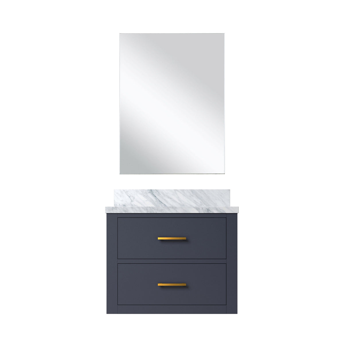 Lexora Castor 24 in. Blue Single Sink Bath Vanity