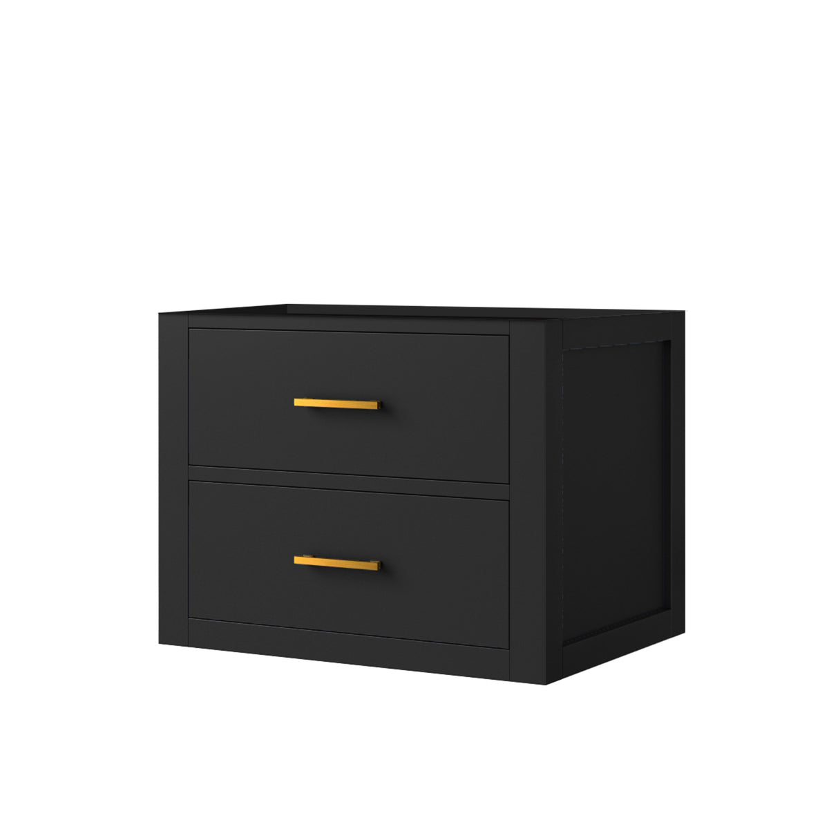 Lexora Castor 24 in. Black Single Sink Bath Vanity