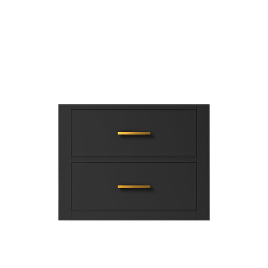 Lexora Castor 24 in. Black Single Sink Bath Vanity