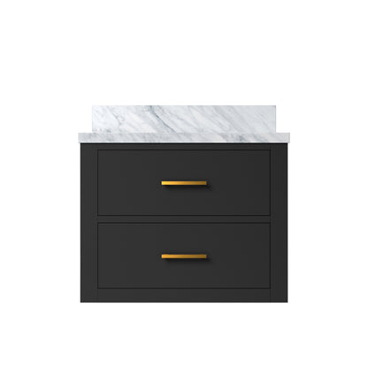 Lexora Castor 24 in. Black Single Sink Bath Vanity