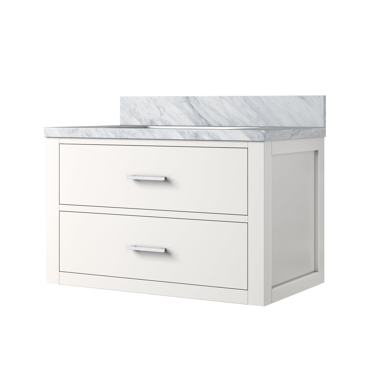 Lexora Castor 30 in. White Single Sink Bath Vanity