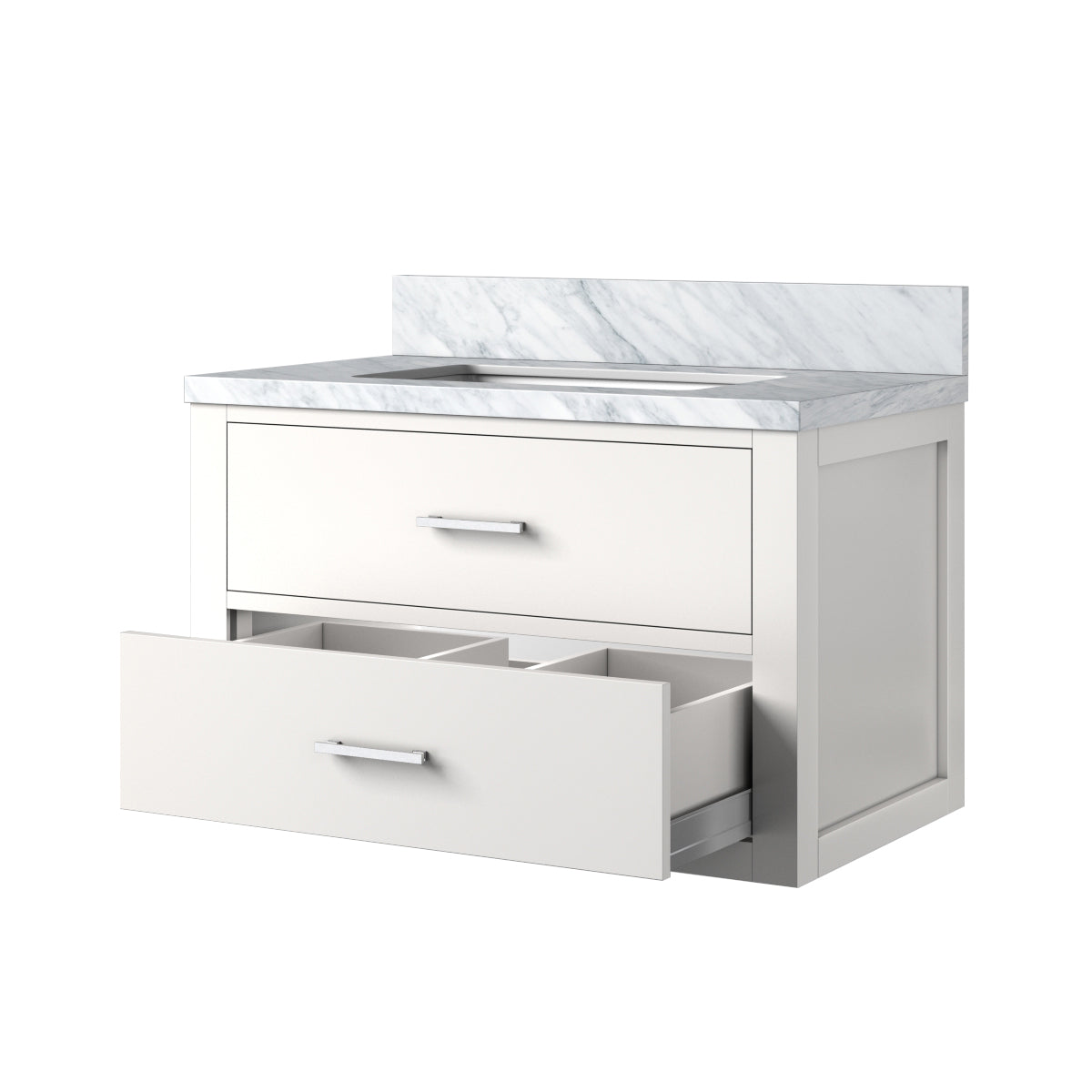 Lexora Castor 30 in. White Single Sink Bath Vanity