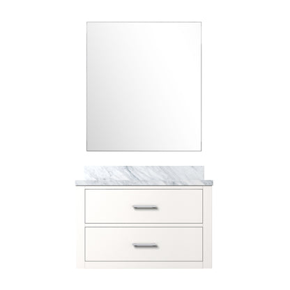 Lexora Castor 30 in. White Single Sink Bath Vanity