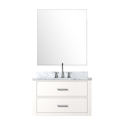 Lexora Castor 30 in. White Single Sink Bath Vanity