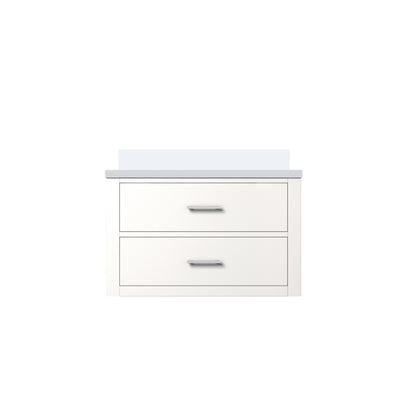 Lexora Castor 30 in. White Single Sink Bath Vanity