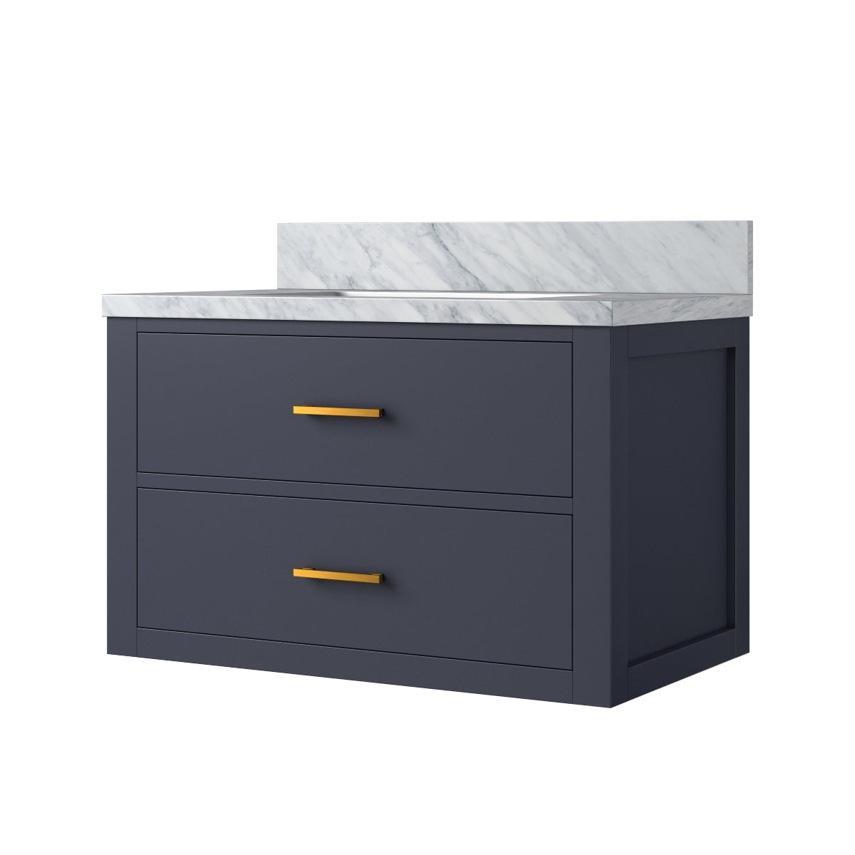 Lexora Castor 30 in. Blue Single Sink Bath Vanity