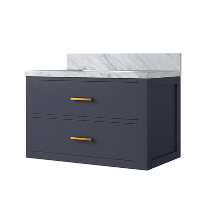 Lexora Castor 30 in. Blue Single Sink Bath Vanity