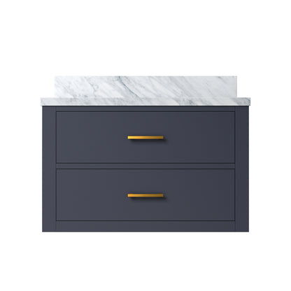 Lexora Castor 30 in. Blue Single Sink Bath Vanity