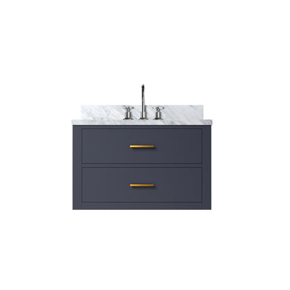 Lexora Castor 30 in. Blue Single Sink Bath Vanity
