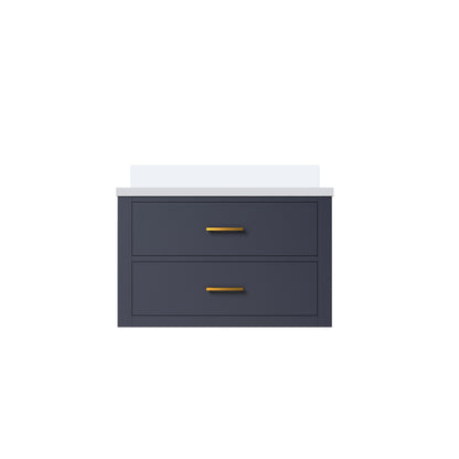 Lexora Castor 30 in. Blue Single Sink Bath Vanity