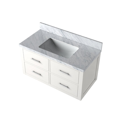 Lexora Castor 36 in. White Single Sink Bath Vanity