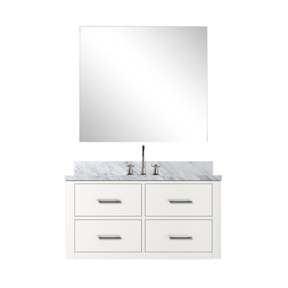 Lexora Castor 36 in. White Single Sink Bath Vanity