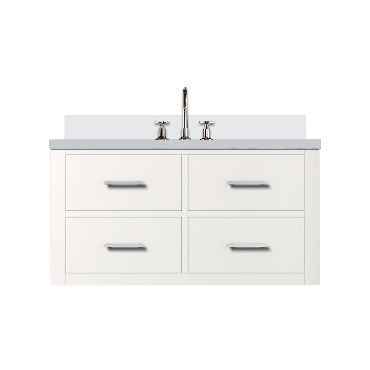 Lexora Castor 36 in. White Single Sink Bath Vanity