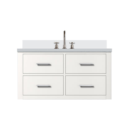 Lexora Castor 36 in. White Single Sink Bath Vanity