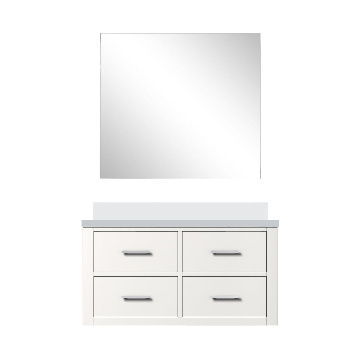 Lexora Castor 36 in. White Single Sink Bath Vanity