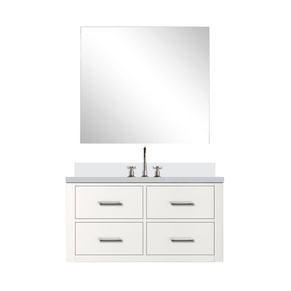 Lexora Castor 36 in. White Single Sink Bath Vanity