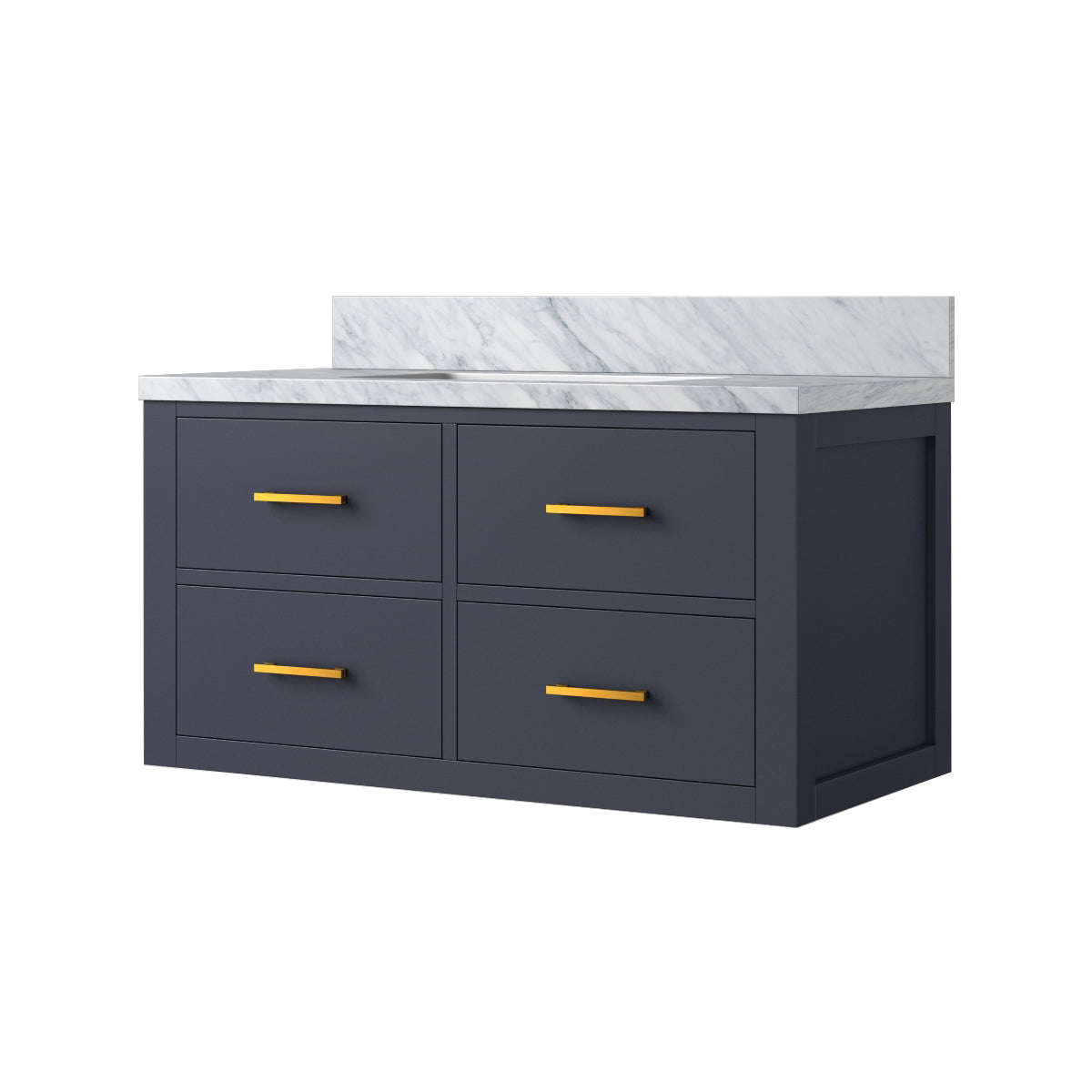 Lexora Castor 36 in. Blue Single Sink Bath Vanity
