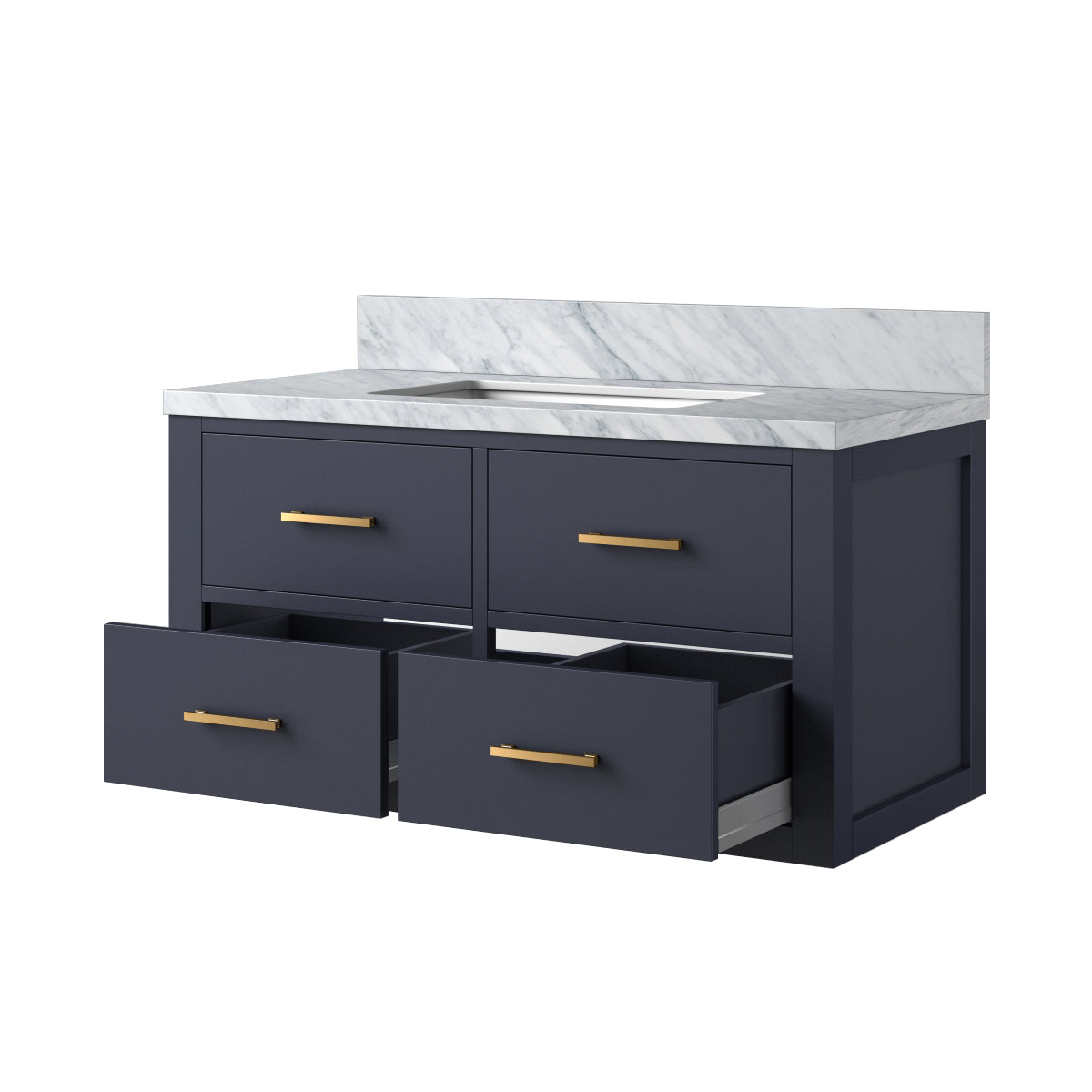 Lexora Castor 36 in. Blue Single Sink Bath Vanity