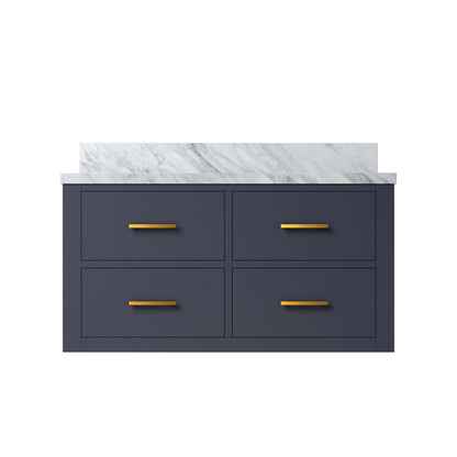 Lexora Castor 36 in. Blue Single Sink Bath Vanity