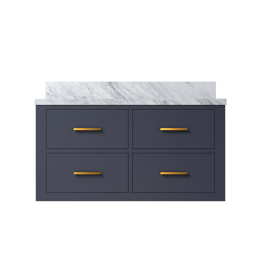 Lexora Castor 36 in. Blue Single Sink Bath Vanity