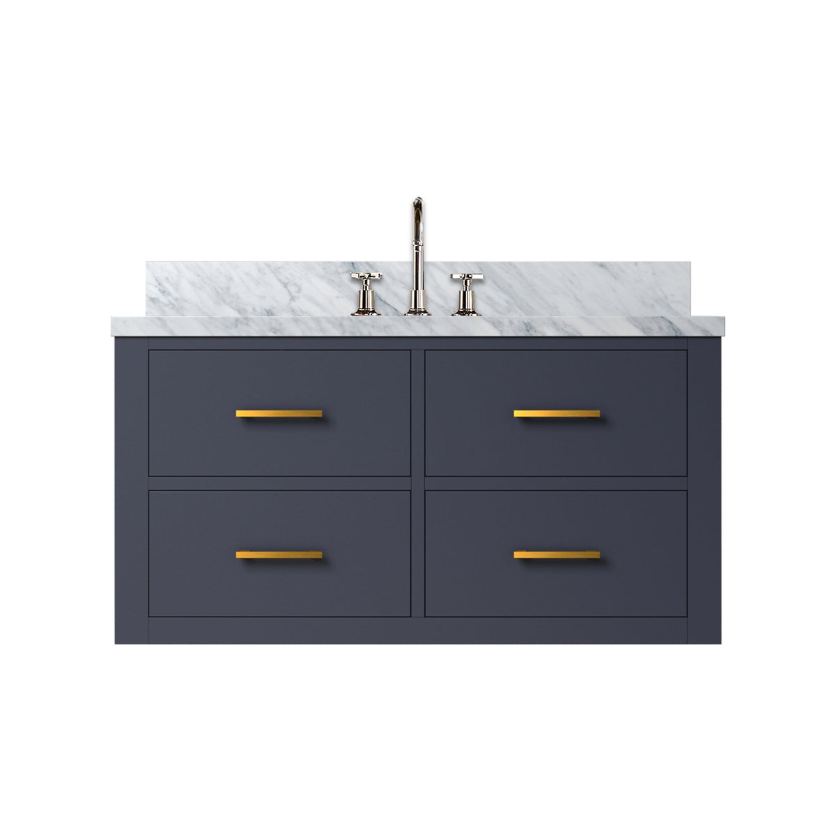 Lexora Castor 36 in. Blue Single Sink Bath Vanity
