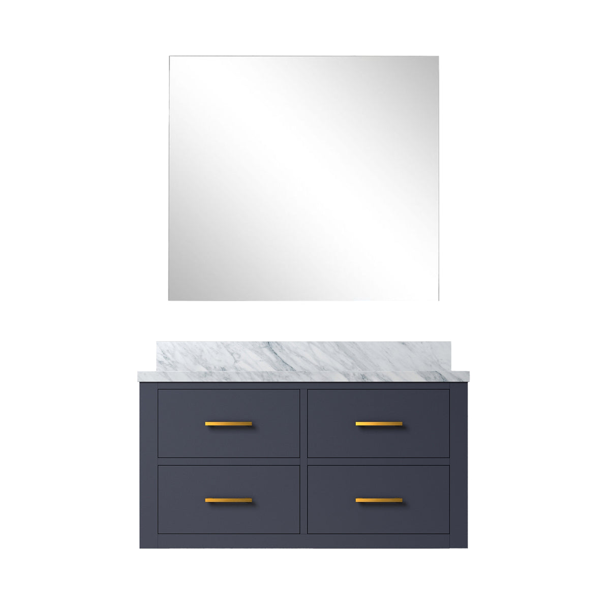 Lexora Castor 36 in. Blue Single Sink Bath Vanity