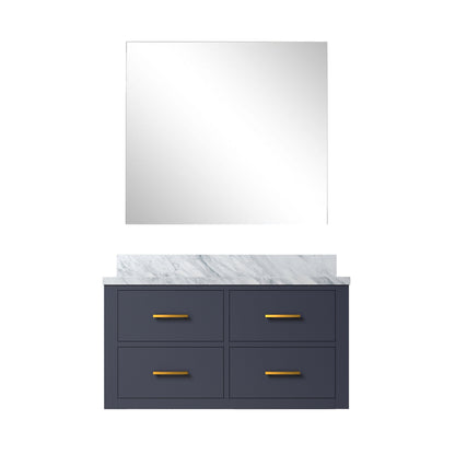 Lexora Castor 36 in. Blue Single Sink Bath Vanity