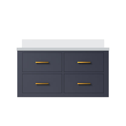 Lexora Castor 36 in. Blue Single Sink Bath Vanity