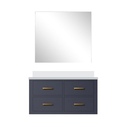 Lexora Castor 36 in. Blue Single Sink Bath Vanity