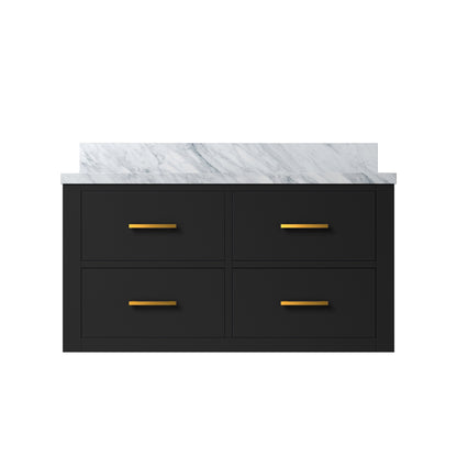 Lexora Castor 36 in. Black Single Sink Bath Vanity