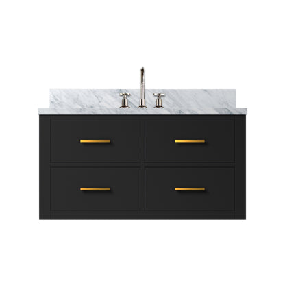 Lexora Castor 36 in. Black Single Sink Bath Vanity