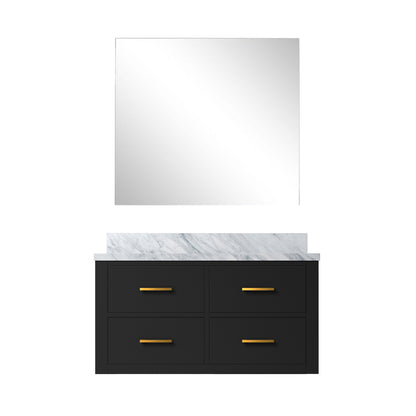 Lexora Castor 36 in. Black Single Sink Bath Vanity