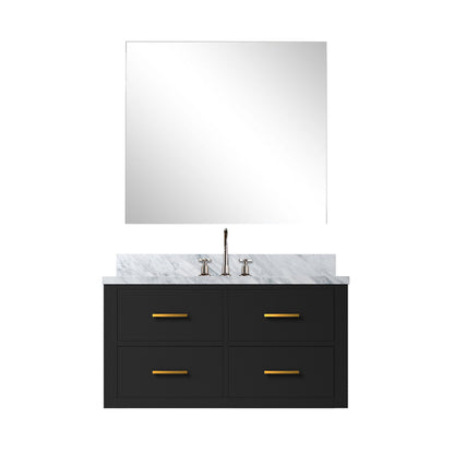 Lexora Castor 36 in. Black Single Sink Bath Vanity
