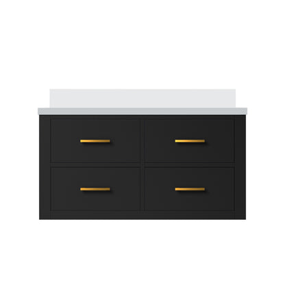 Lexora Castor 36 in. Black Single Sink Bath Vanity