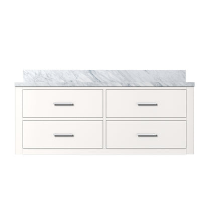 Lexora Castor 48 in. White Single Sink Bath Vanity