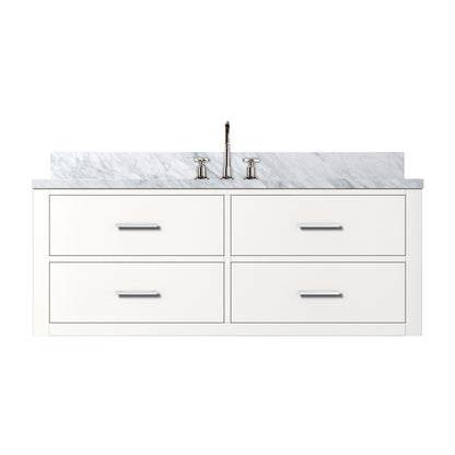 Lexora Castor 48 in. White Single Sink Bath Vanity